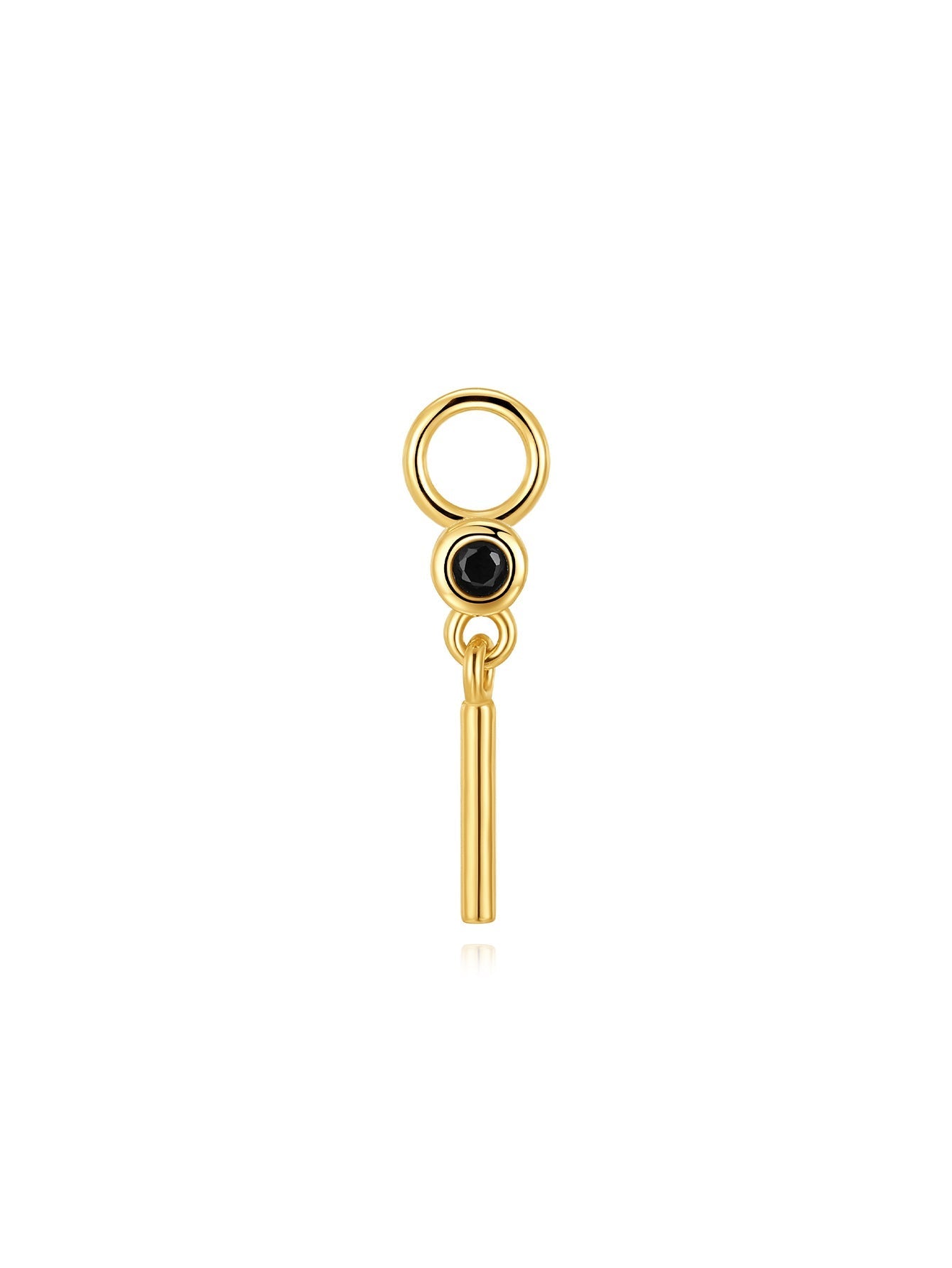 Theresia – Soft Curved Gold Earrings