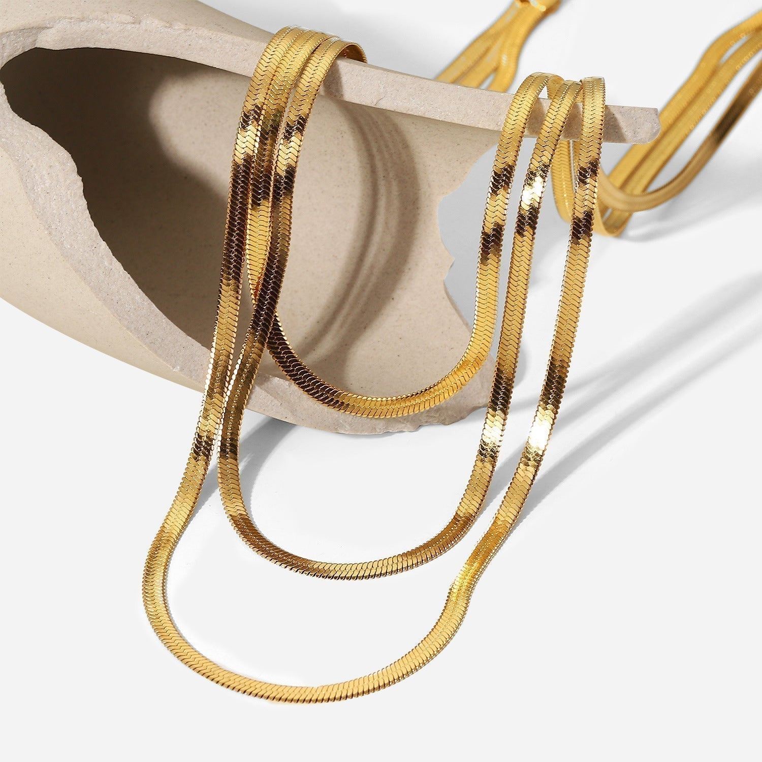 Sophie – Beautiful Gold-Tone Multi-Layer Necklace