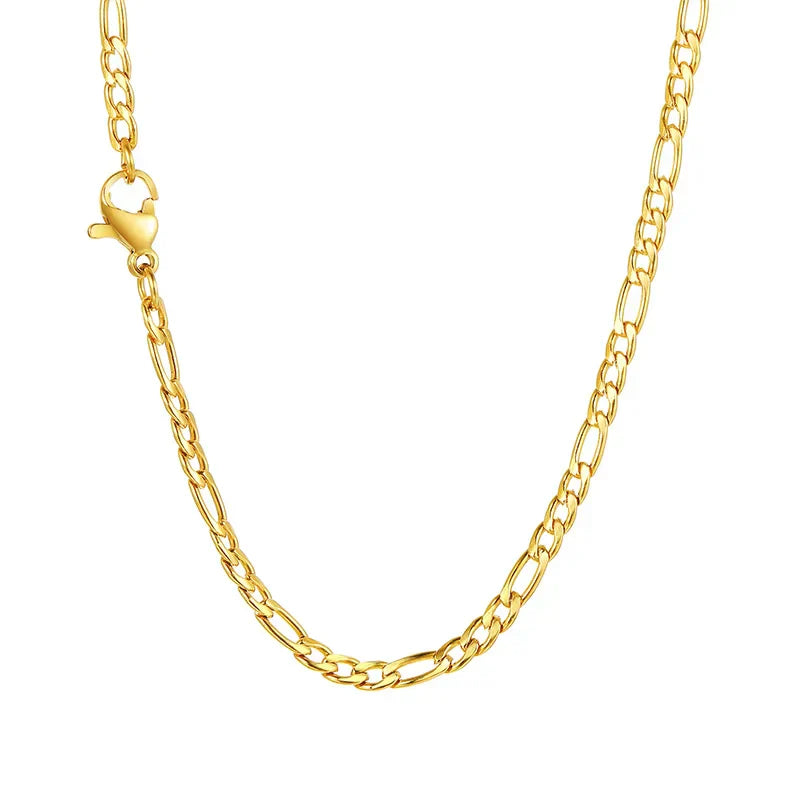 Valerie – Simple Link Structure Gold Necklace