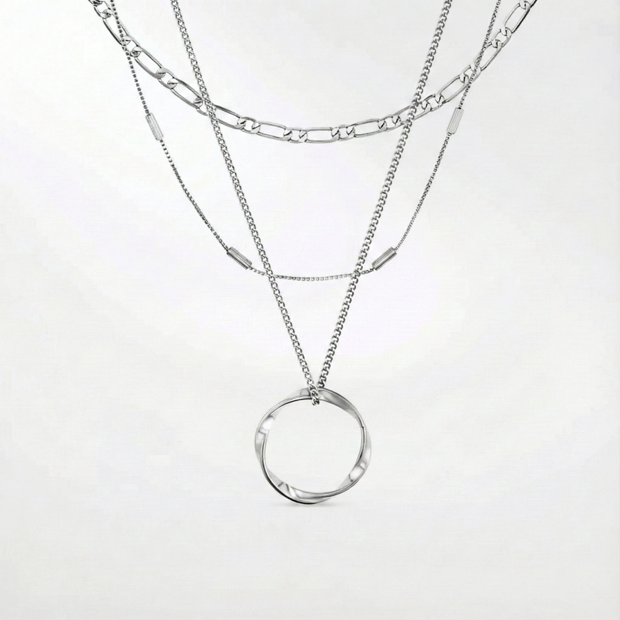 Open Necklace (3 Rows)
