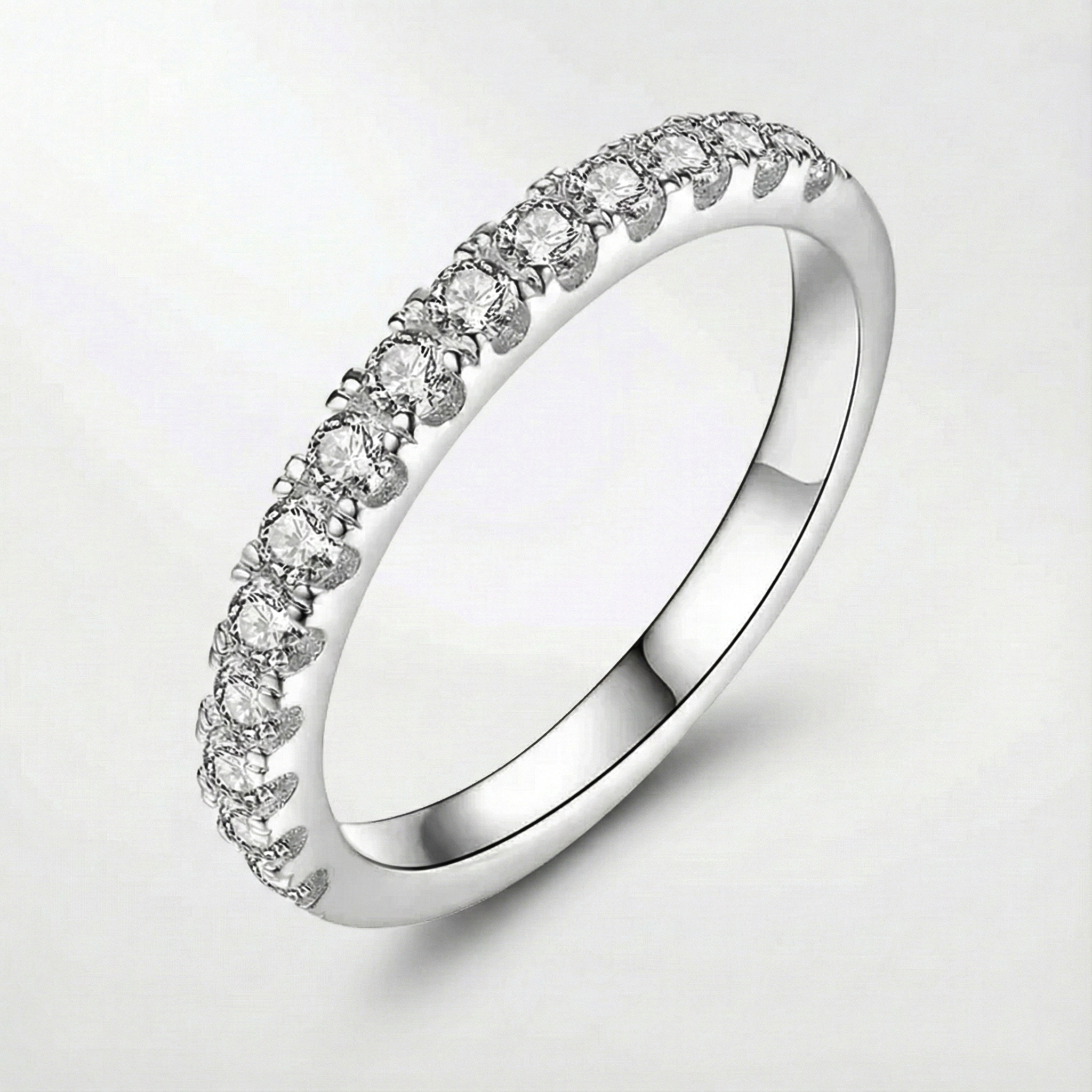 Moissanite Engagement Ring