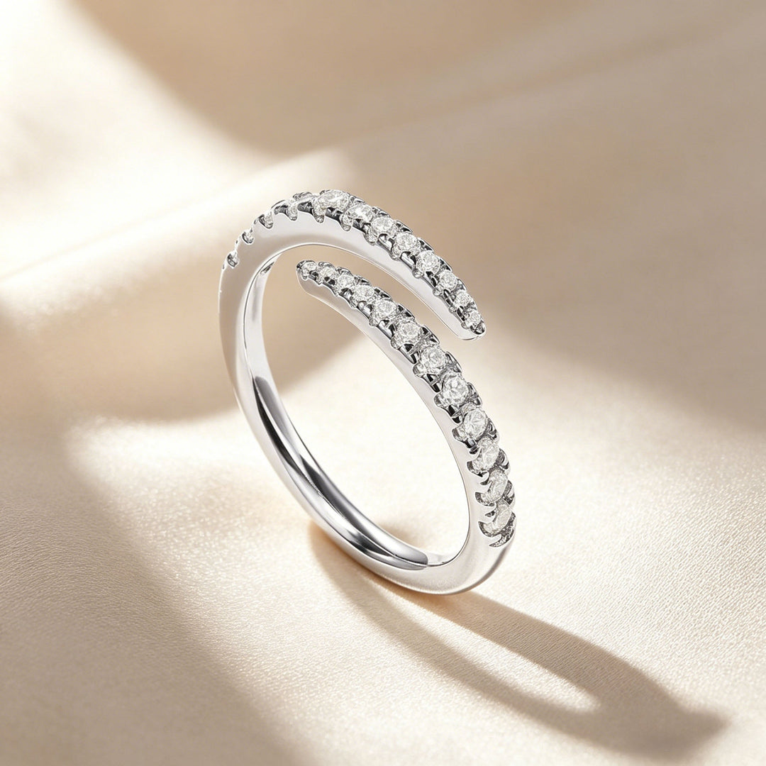 Twist Eternity Band Open Ring