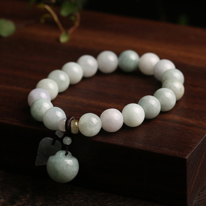 Jadeite &amp; Apple Bracelet
