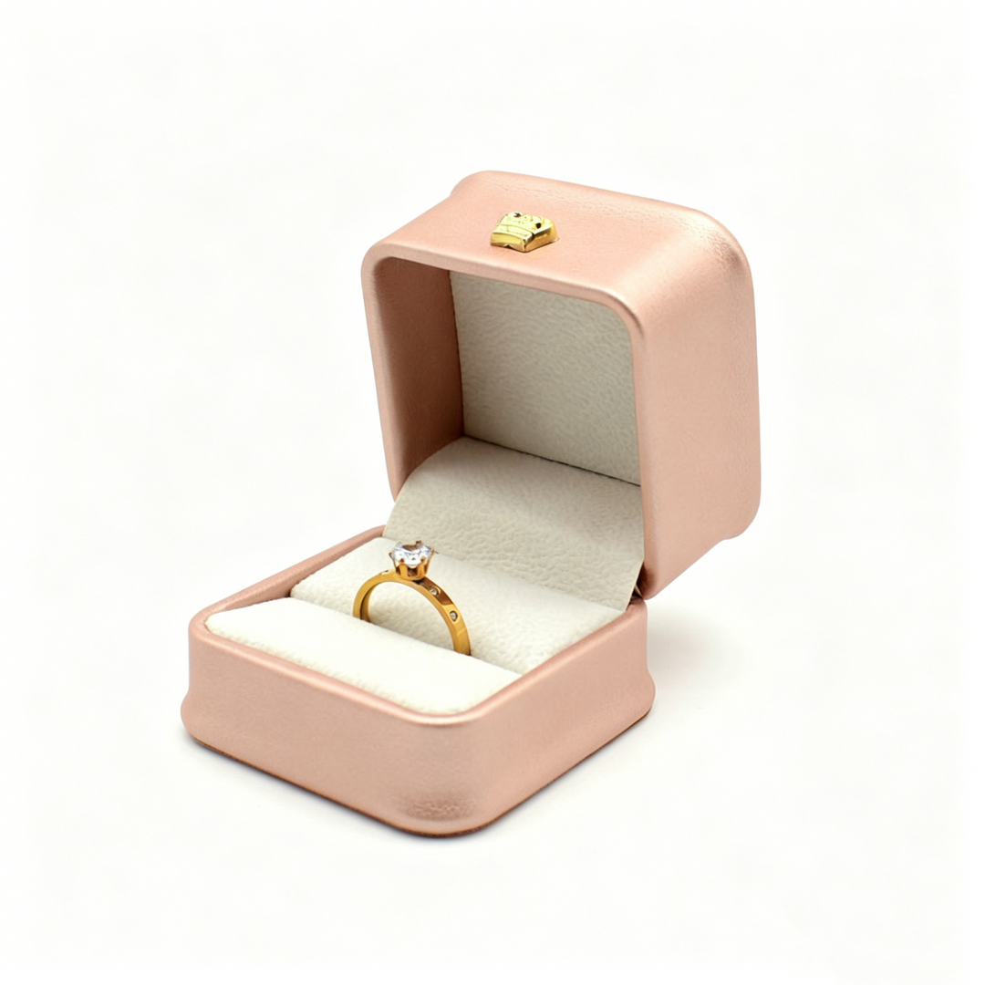 Crown Ring & Stud Earring Box