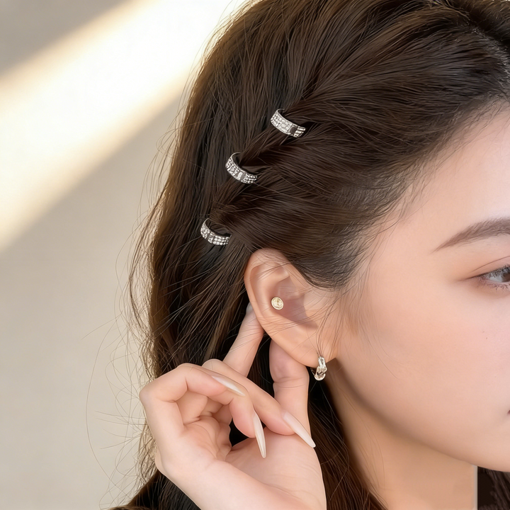 Circular Pavé Hair Ring