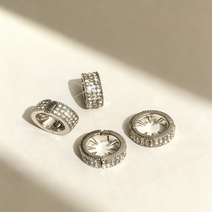 Circular Pavé Hair Ring