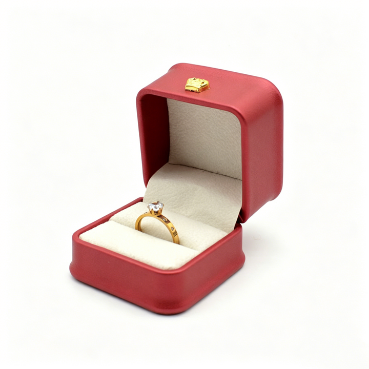 Crown Ring &amp; Stud Earring Box