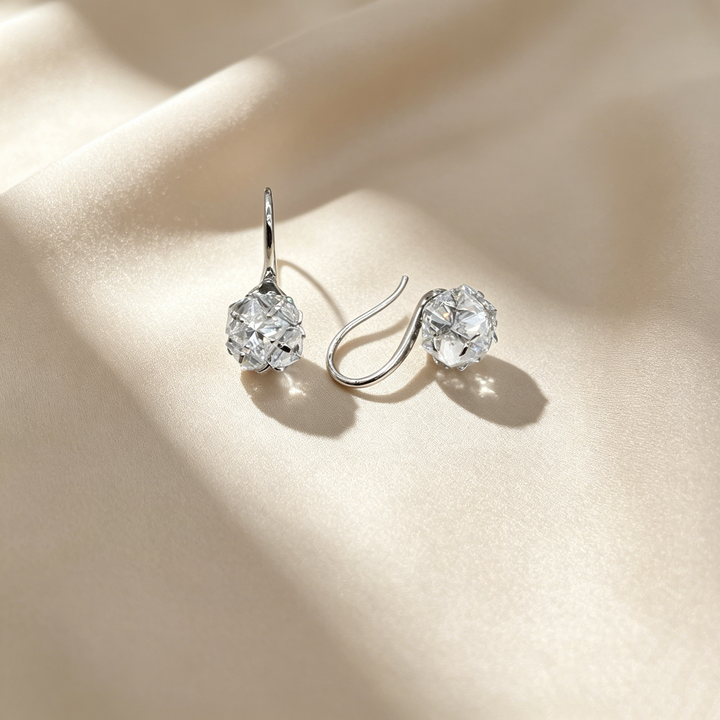 Square Diamond Earrings
