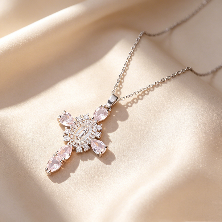 Faith Halo Cross Pendant