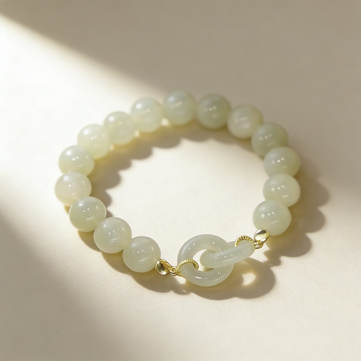 Connected Hearts Jade Bracelet