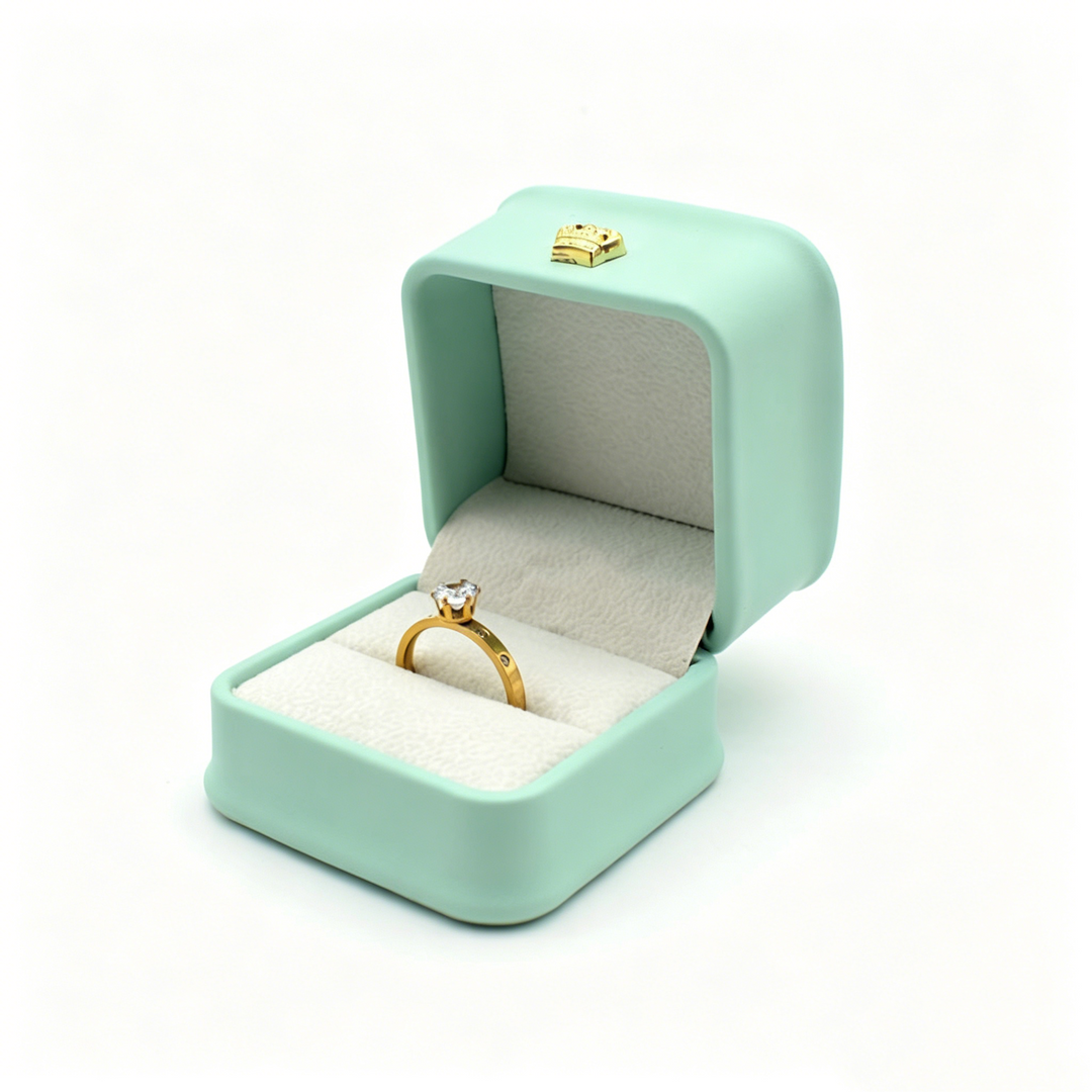 Crown Ring & Stud Earring Box
