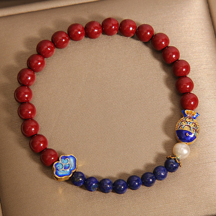 Koi Natural Cinnabar Bracelet