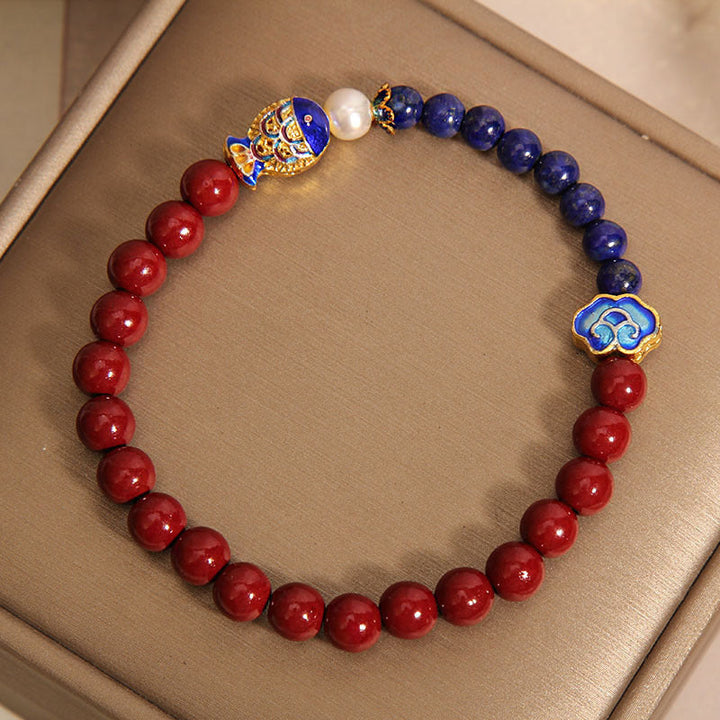 Koi Natural Cinnabar Bracelet