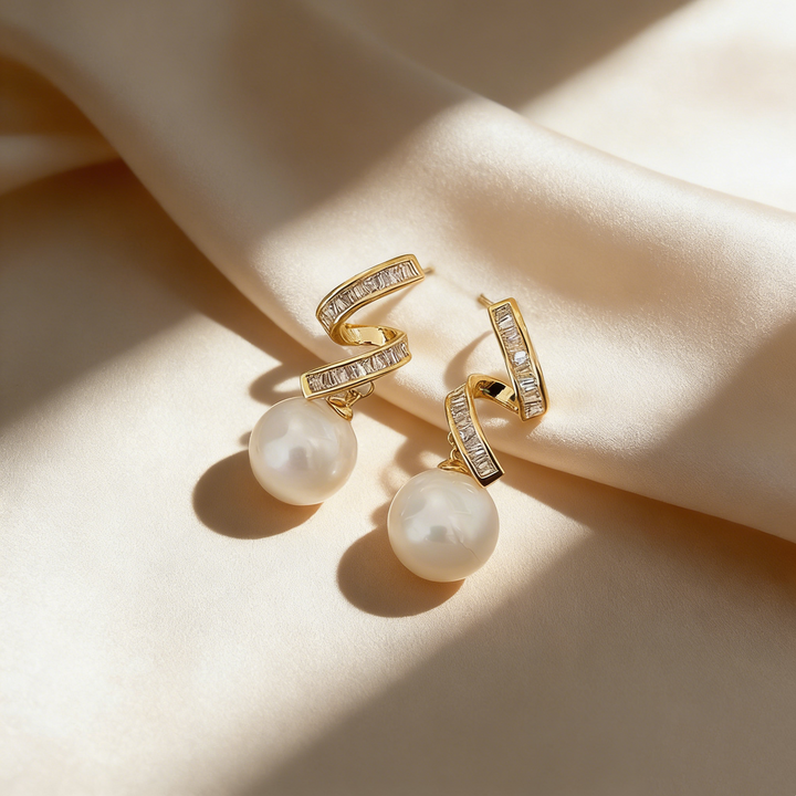 Classic Pearl Drop Earrings