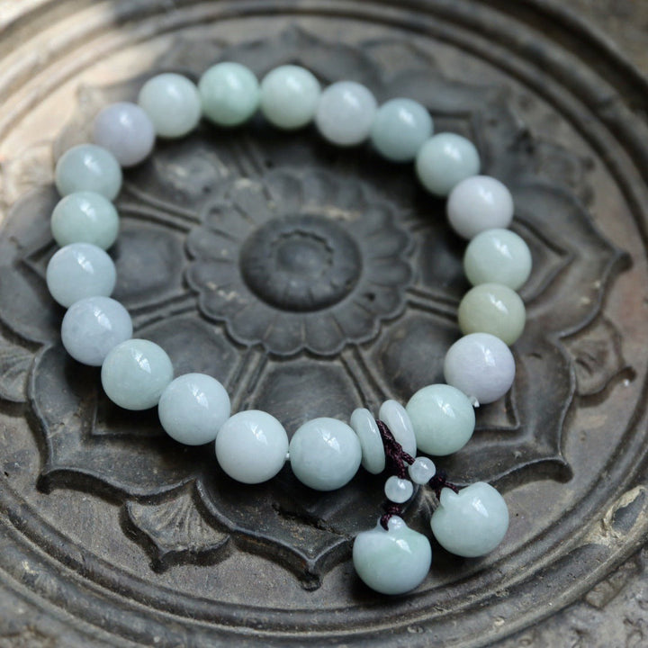 Jadeite &amp; Apple Bracelet