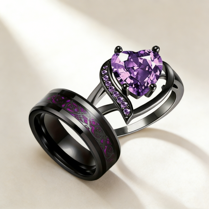 Eternal love couple rings