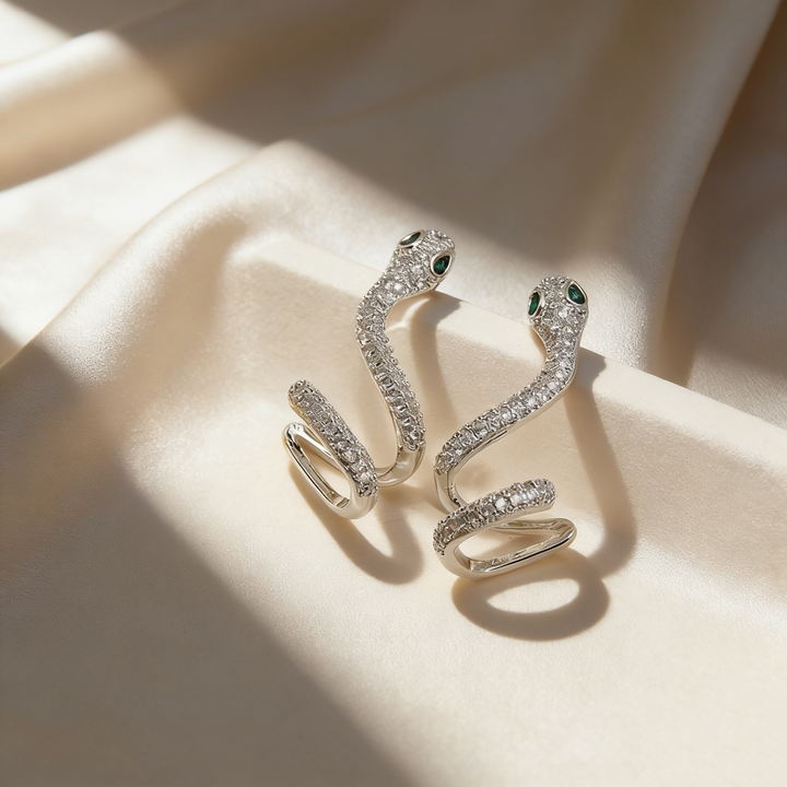Classic Snake Stud Earrings