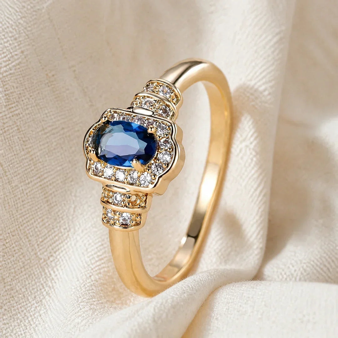Paola Gold Sapphire Ring