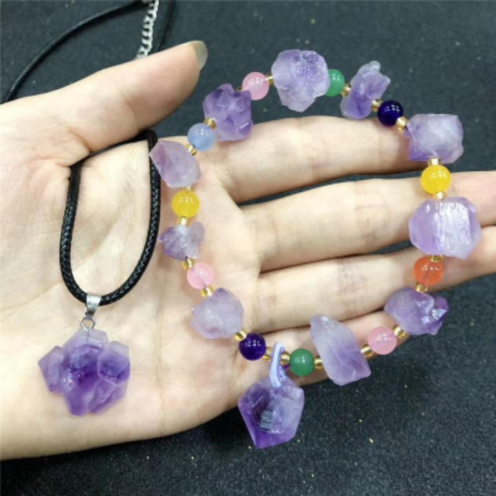 Amethyst &amp; Brave Bracelet