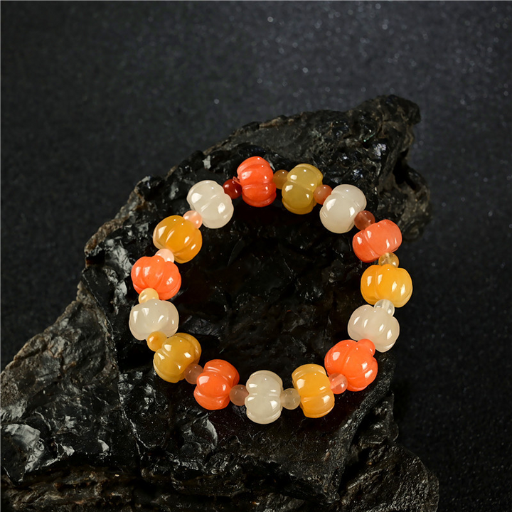 Pumpkin?Agate Bracelet