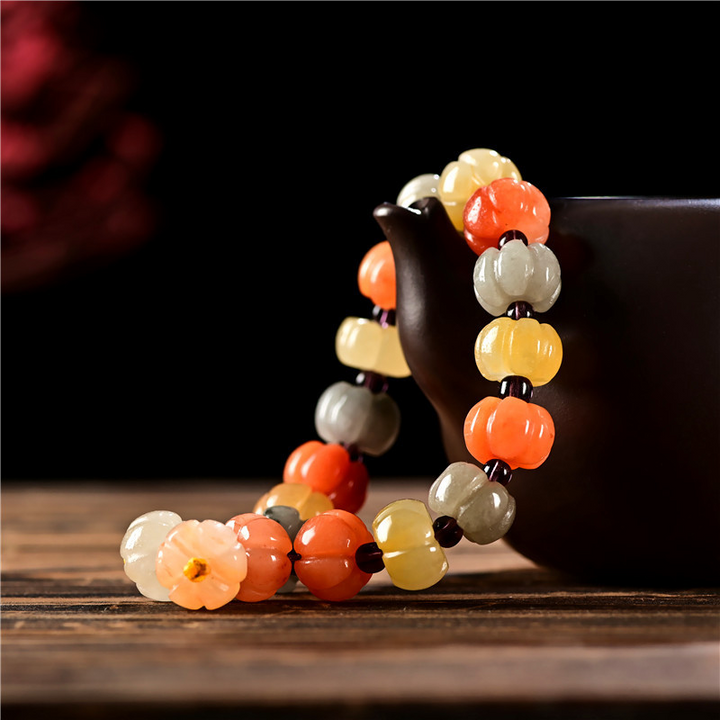 Pumpkin?Agate Bracelet
