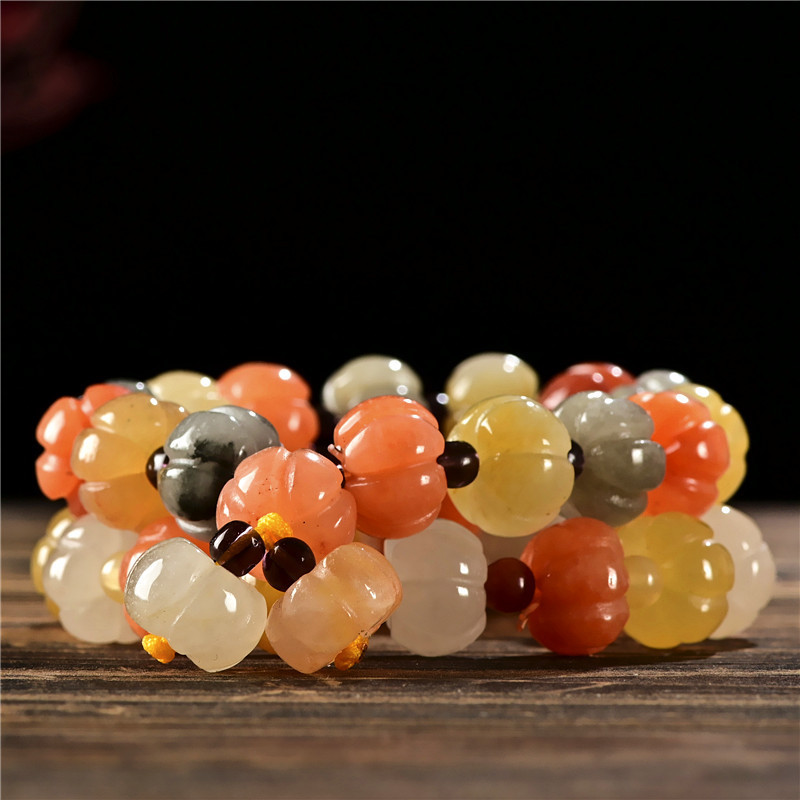 Pumpkin?Agate Bracelet