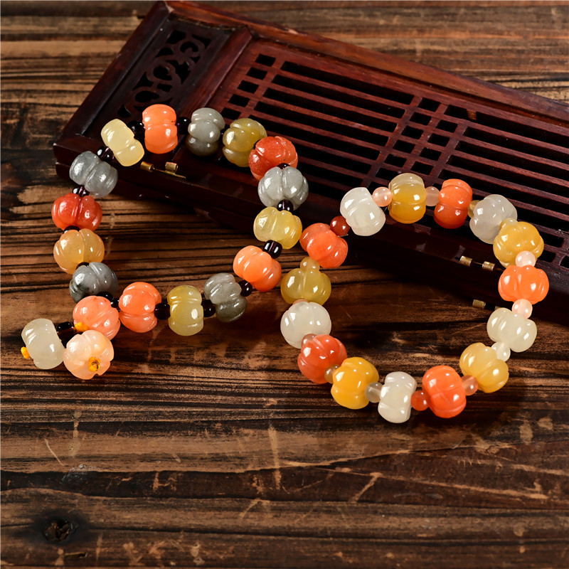 Pumpkin?Agate Bracelet