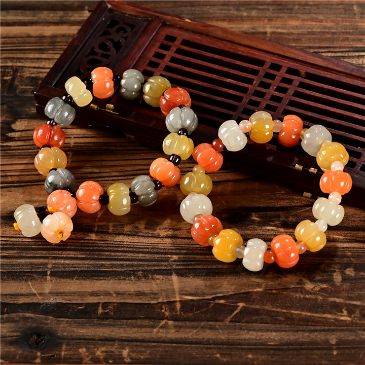 Pumpkin?Agate Bracelet