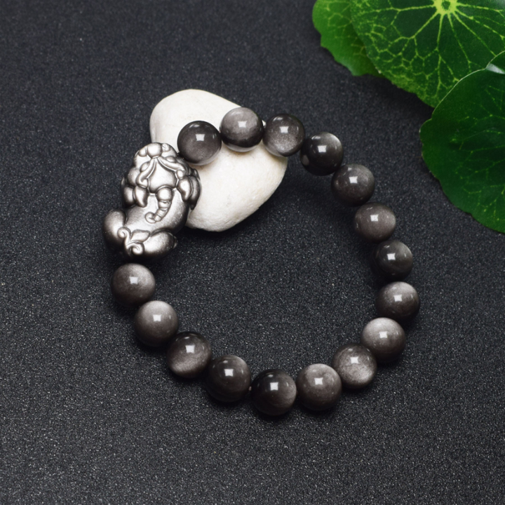 Fortune ? Obsidian Bracelet