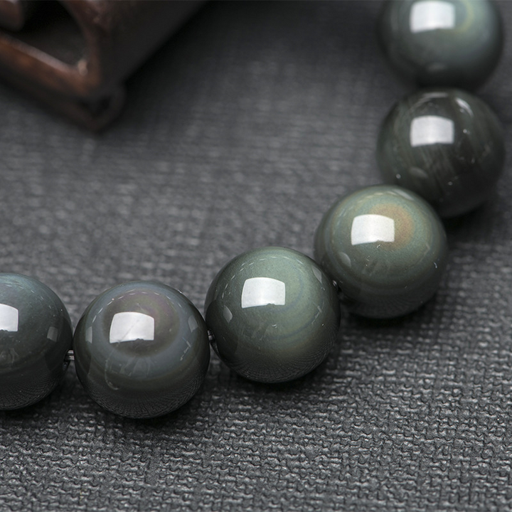 Rainbow ? Obsidian Bracelet