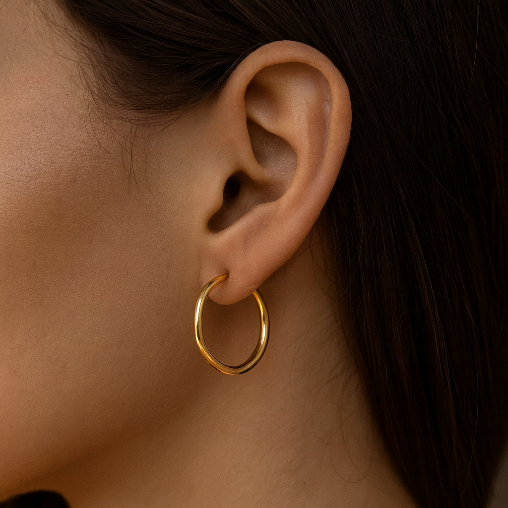 Lillian - Large Gold Earrings