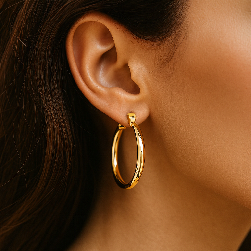 Lillian - Large Gold Earrings