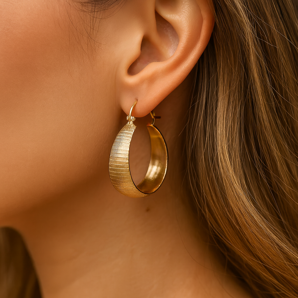 Karina – Clear Glass Silver Earrings