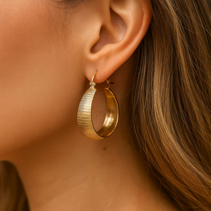 Karina – Clear Glass Silver Earrings