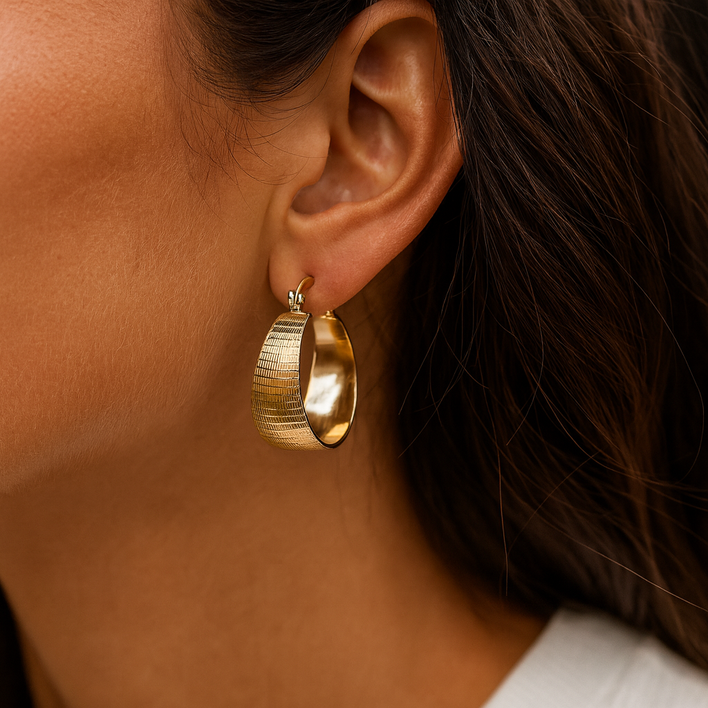 Karina – Clear Glass Silver Earrings