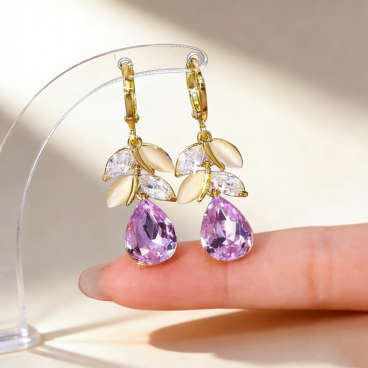 Leaf Teardrop Earrings