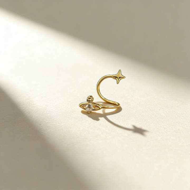 S-Shaped Horseshoe Hoop Earrings Series