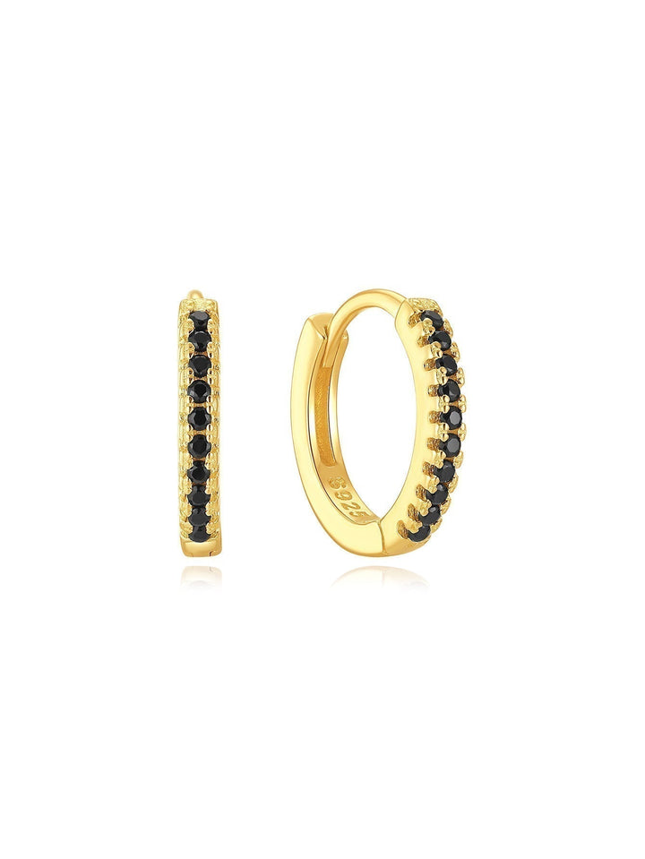 Theresia – Soft Curved Gold Earrings