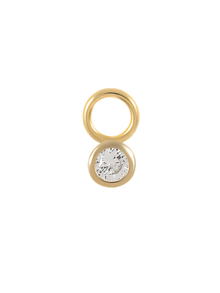 Theresia – Soft Curved Gold Earrings