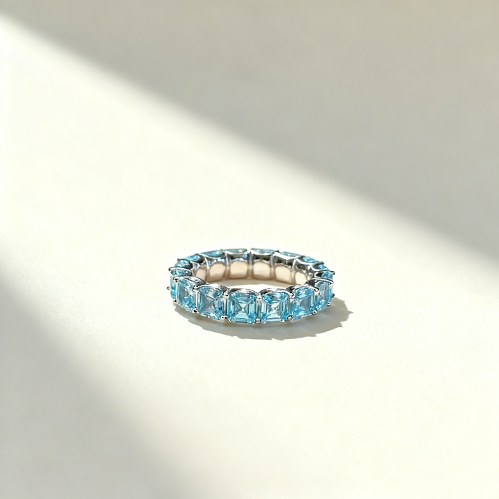 Milky Way Aquamarine Ring