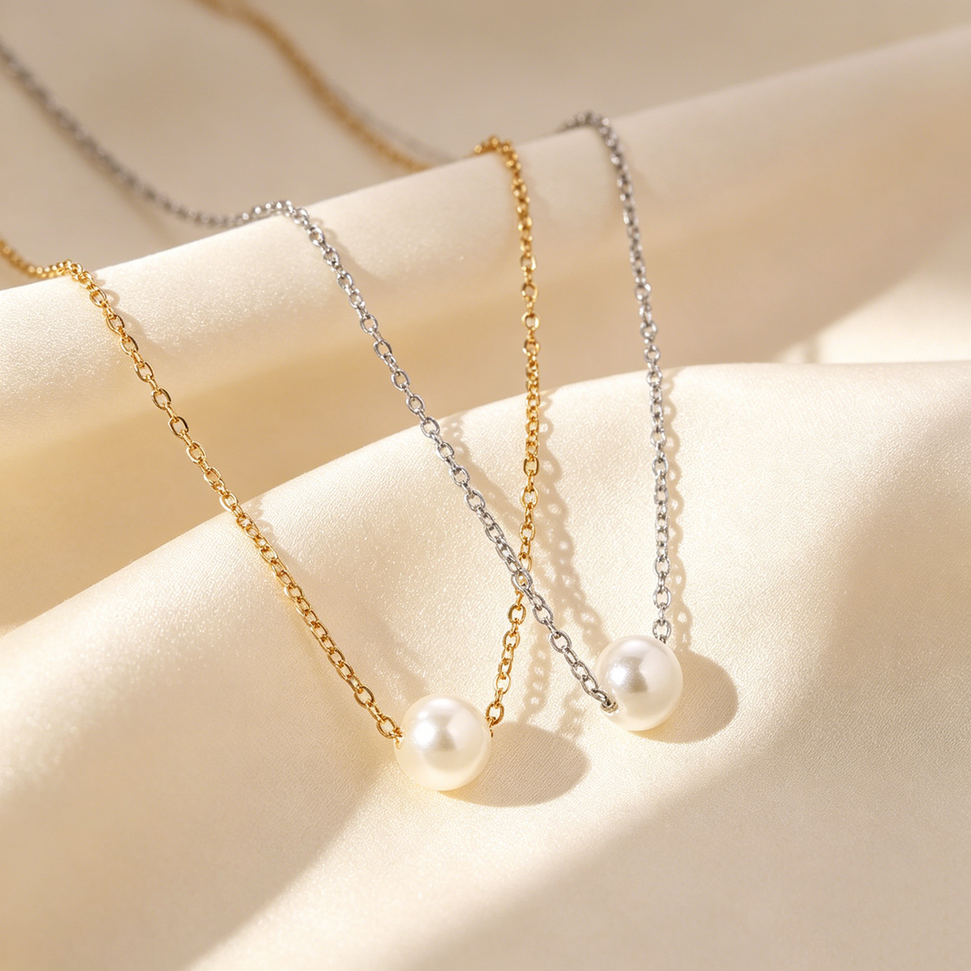 Elegant Single Pearl Necklace