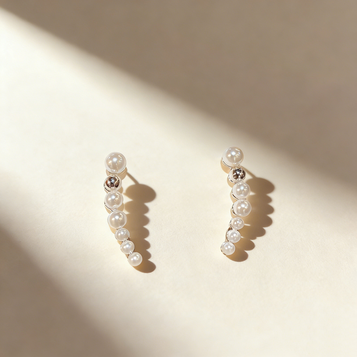 Irregular Pearl Earrings
