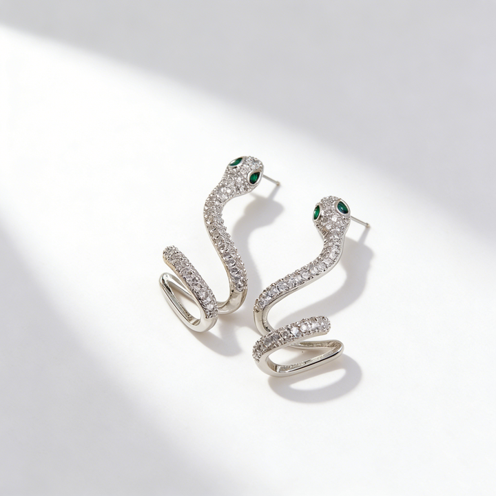 Classic Snake Stud Earrings