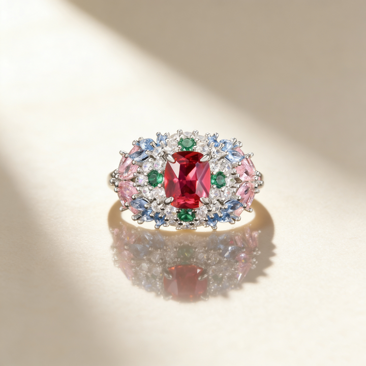 Multicolor Gemstone Ring