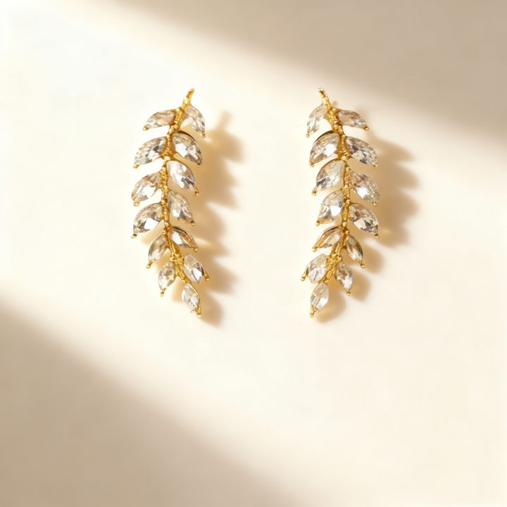 Pavé Wheat Ear Cuff