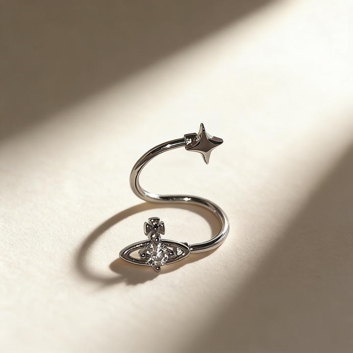 S-Shaped Horseshoe Hoop Earrings Series
