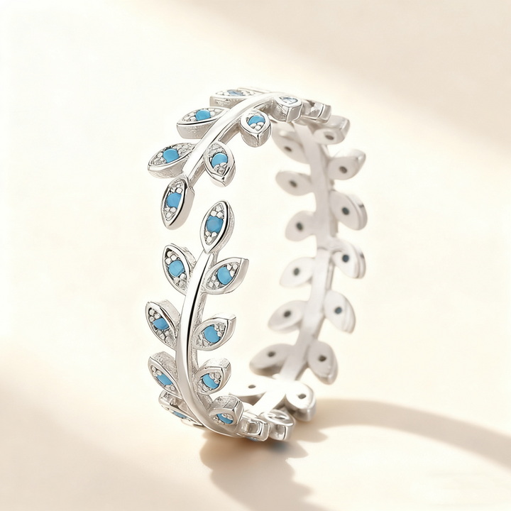 Leaf Turquoise Ring