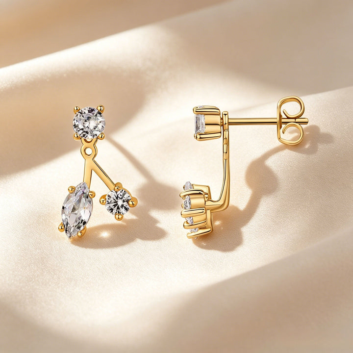 Elegant Back-hook Stud Earring Collection