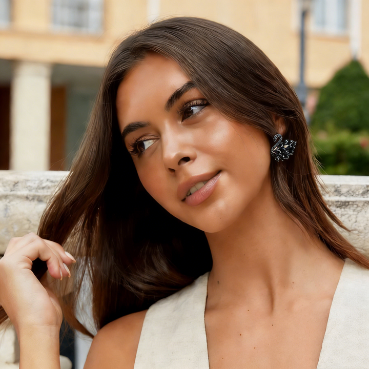 Elegant Swan Earrings