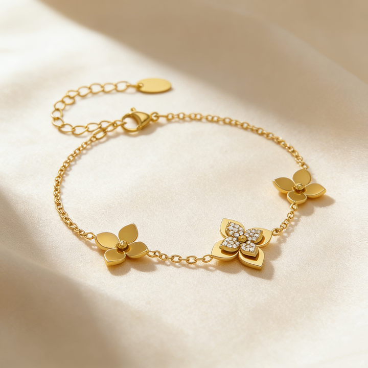 Minimalist Floral Jewelry Set
